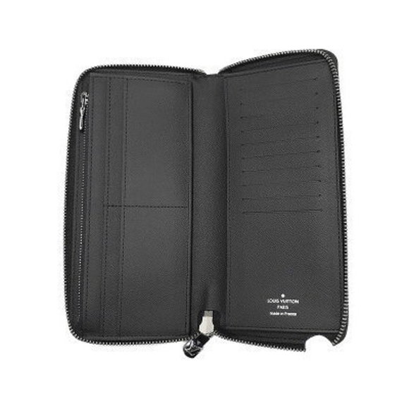 Louis Vuitton Monogram Eclipse Black Zippy Wallet Vertical Zip Long - Picture 3 of 5